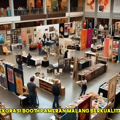Cara Sewa Booth Pameran Kreatif di Jalan Diponegoro